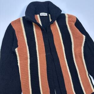 Vintage 1960’s Wool Striped Cadigan Sweater